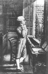 Robespierre dans sa chambre chez Duplay